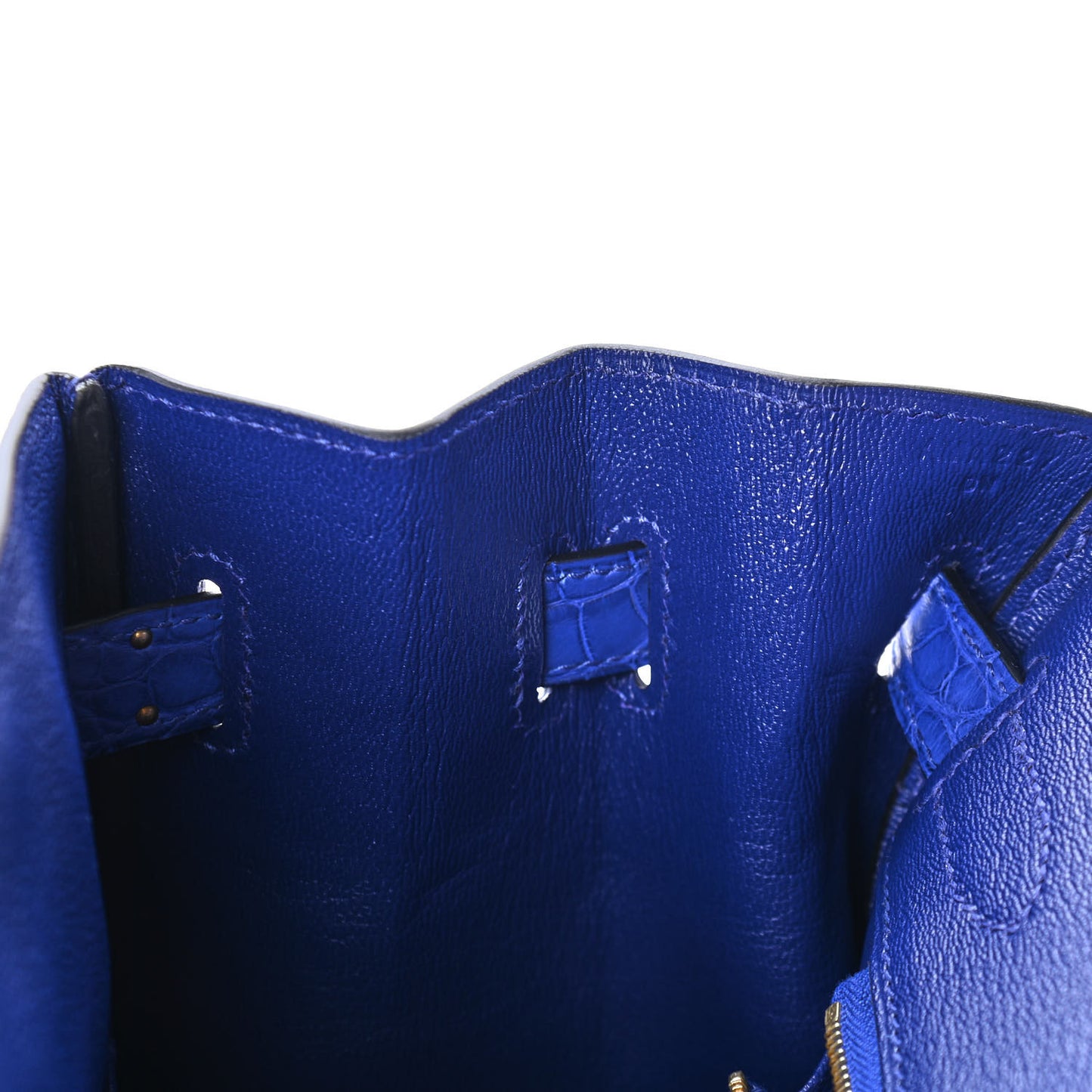 Matte Alligator Birkin 30 Bleu Electrique