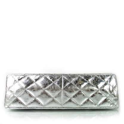 Chanel Distressed Leather 2.55 Reissue 227 Jumbo Flap Silver 5 of 10