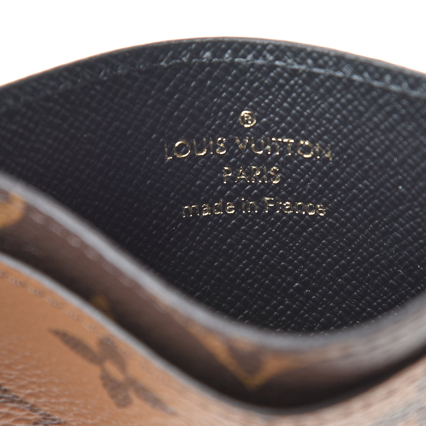 Reverse Monogram Card Holder