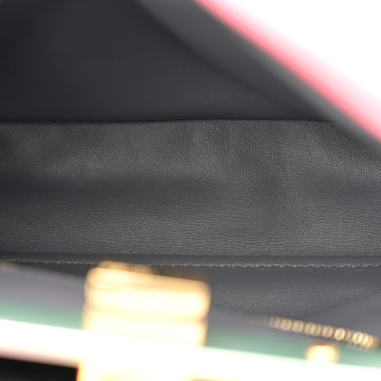 Nappa Colorblock Mini Peekaboo Iconic Satchel Rosa Fluo Oxigen Slate