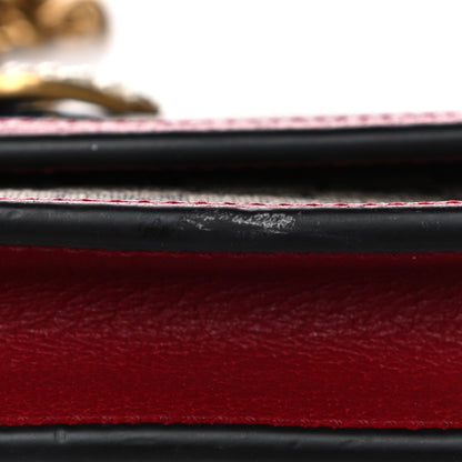 Gucci GG Supreme Monogram Web Queen Margaret Chain Wallet Red 10 of 12