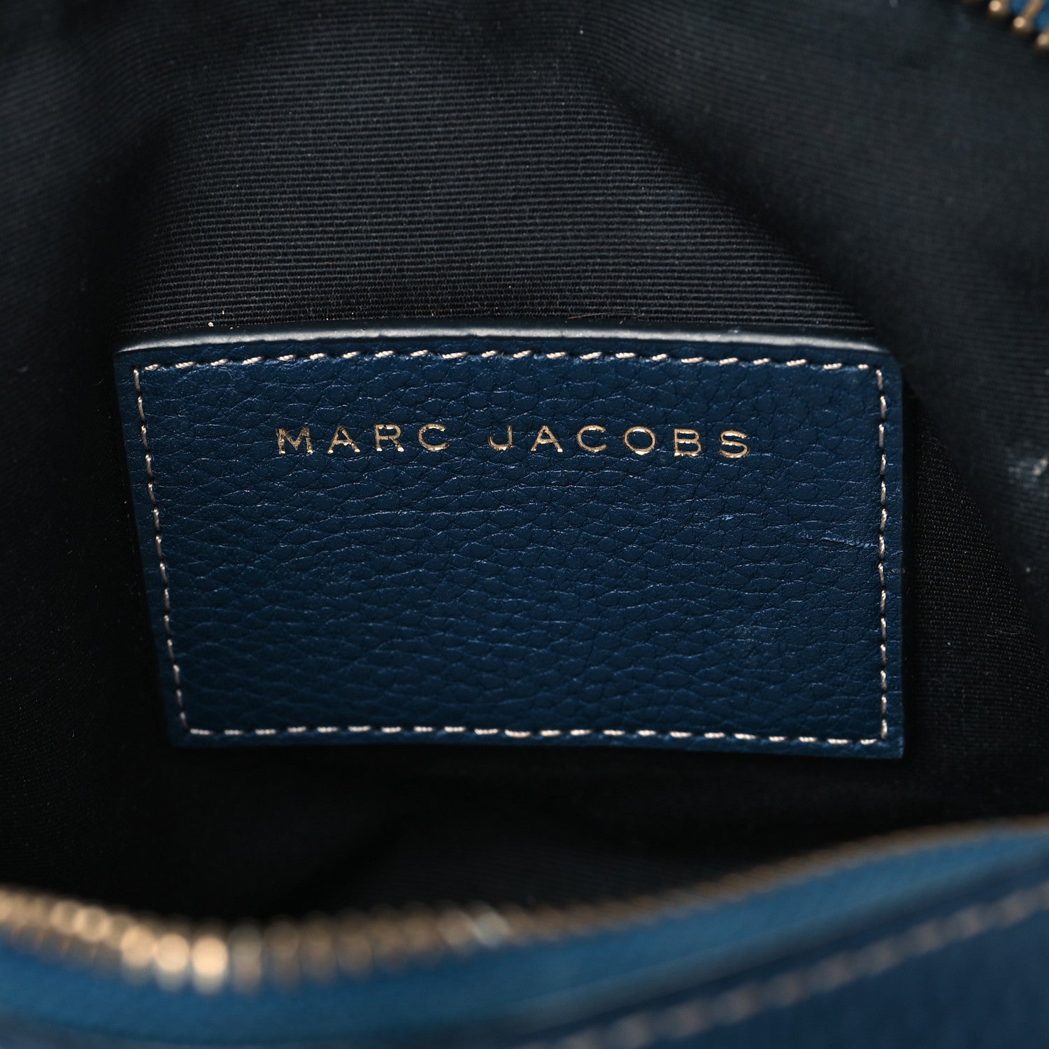 Marc Jacobs Calfskin Shutter Camera Crossbody Bag Blue 7 of 12