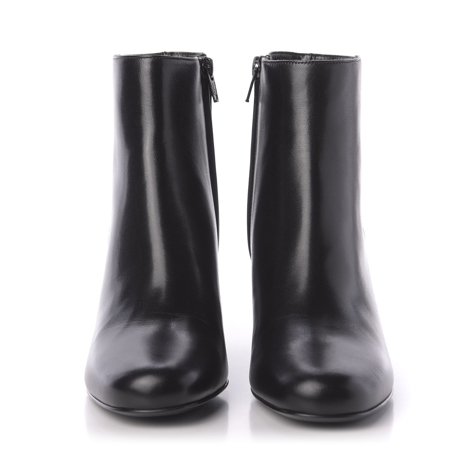 Saint Laurent Nappa Loulou Ankle Zip Boot 37 Black 2 of 9