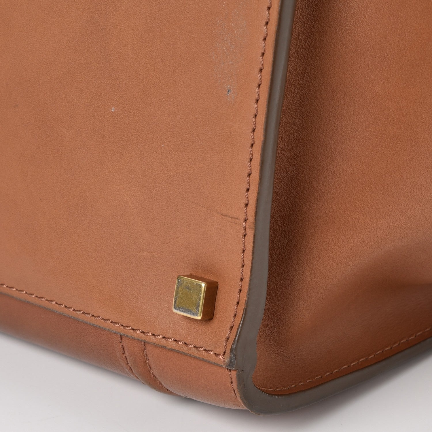 Celine Natural Calfskin Medium Phantom Luggage Tan 7 of 26