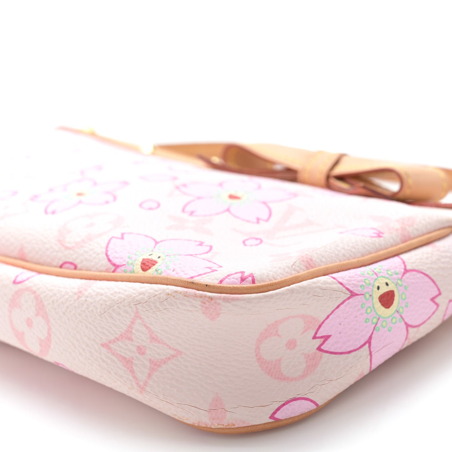 Monogram Cherry Blossom Pochette Accessories Pink