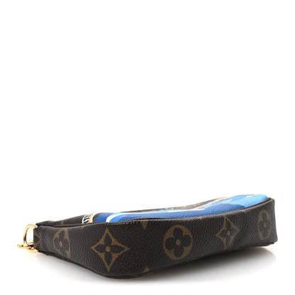 Louis Vuitton Monogram 2019 Christmas Animation Mini Venice Pochette Accessories Blue 4 of 10