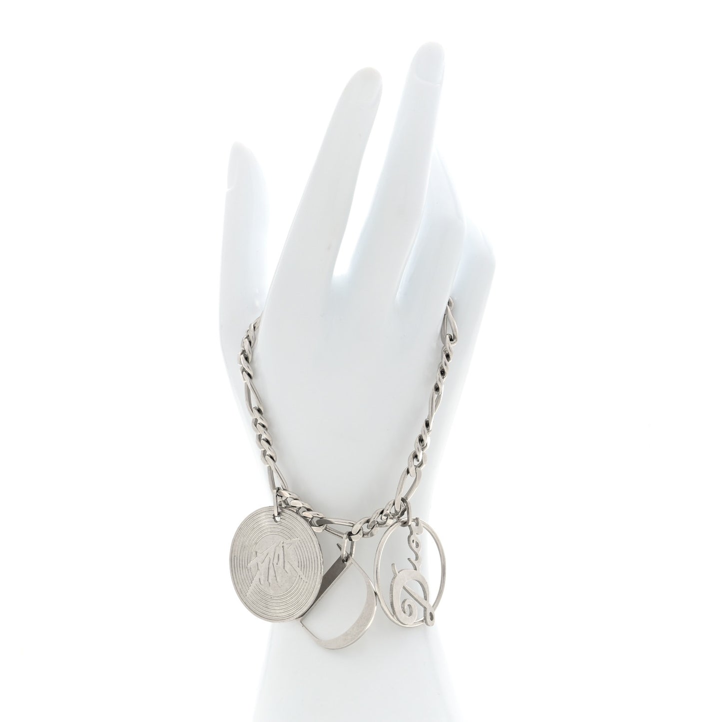 Metal Charm Bracelet Silver
