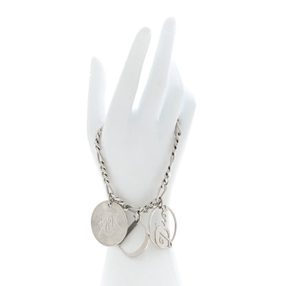 Christian Dior Metal Charm Bracelet Silver 2 of 4