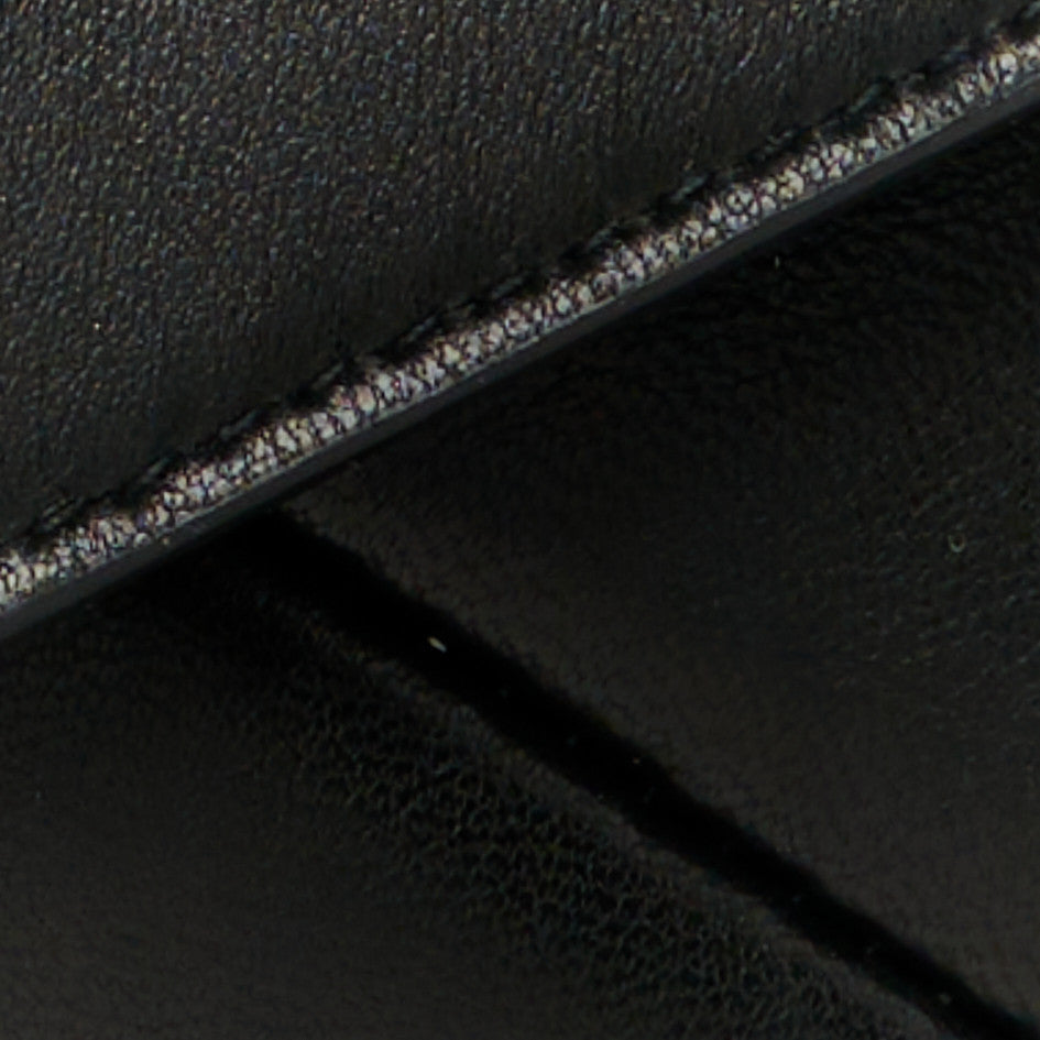 Saint Laurent Lambskin Small Cassandre Envelope Pouch Black 8 of 8
