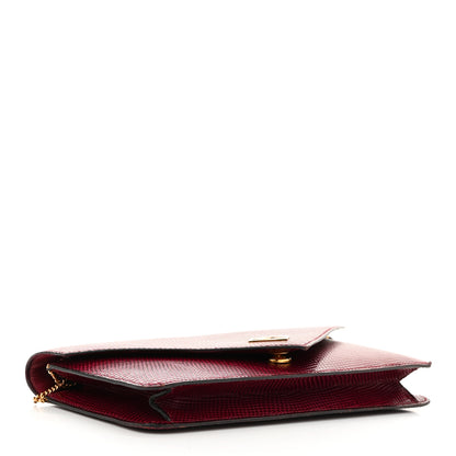 Hermes Lizard Sac Versailles Rubis 4 of 10