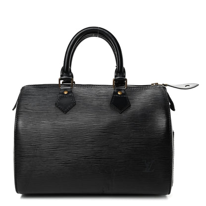 Louis Vuitton Epi Speedy 25 Black 1 of 8