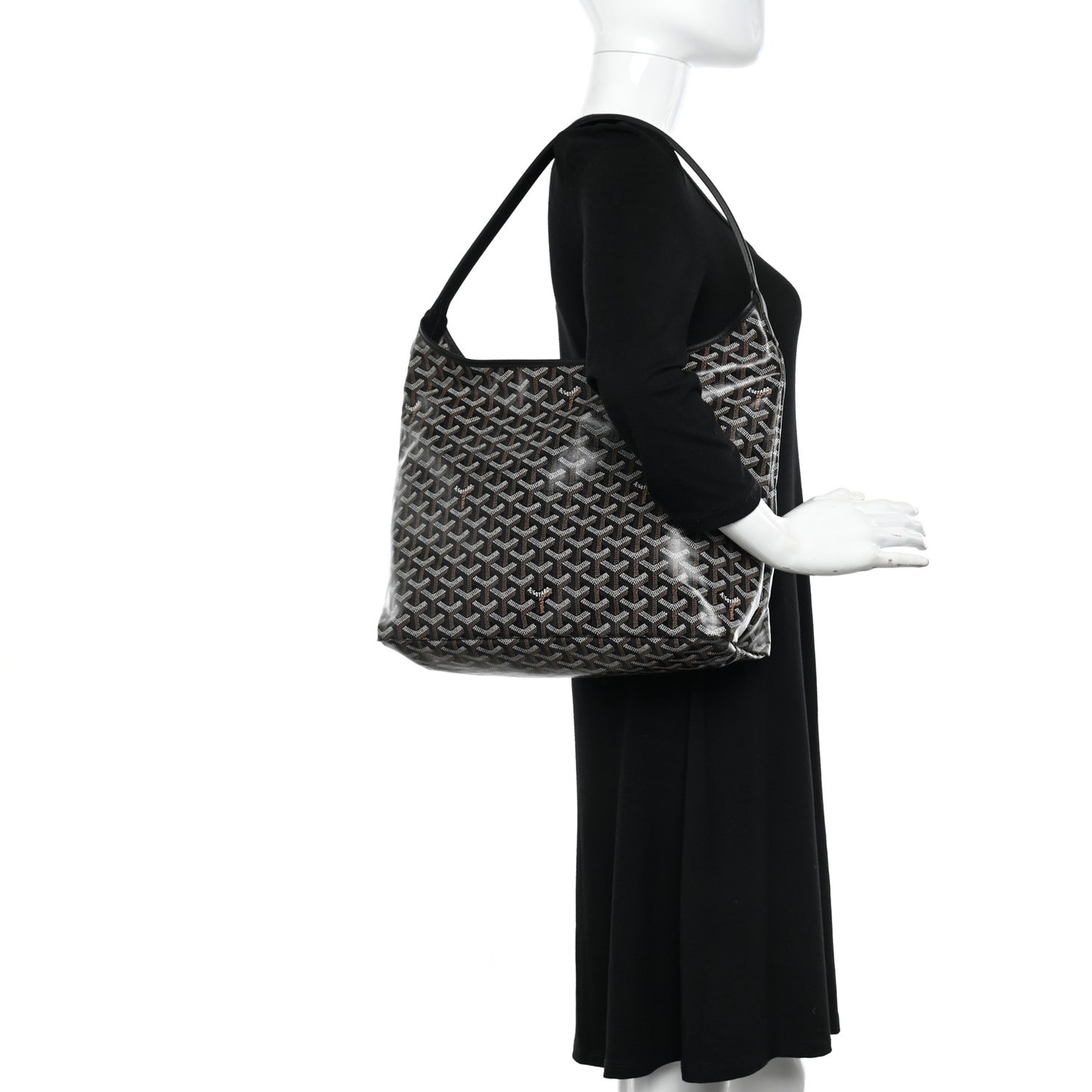 Goyardine Boheme Hobo Black