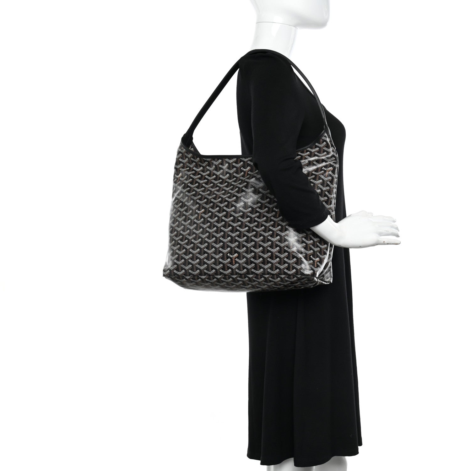 Goyard Goyardine Boheme Hobo Black 2 of 11