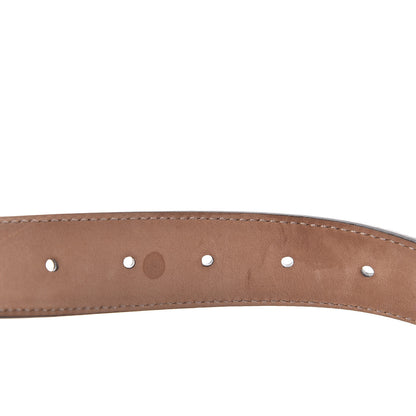 Gucci Calfskin Crystal Interlocking G Belt 110 44 Golden Beige 4 of 6