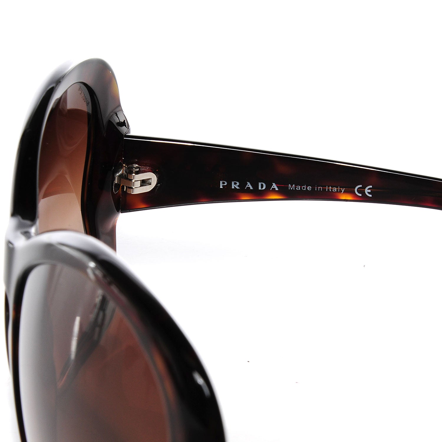 Prada Butterfly Frame Sunglasses SPR 18I Tortoise 4 of 4