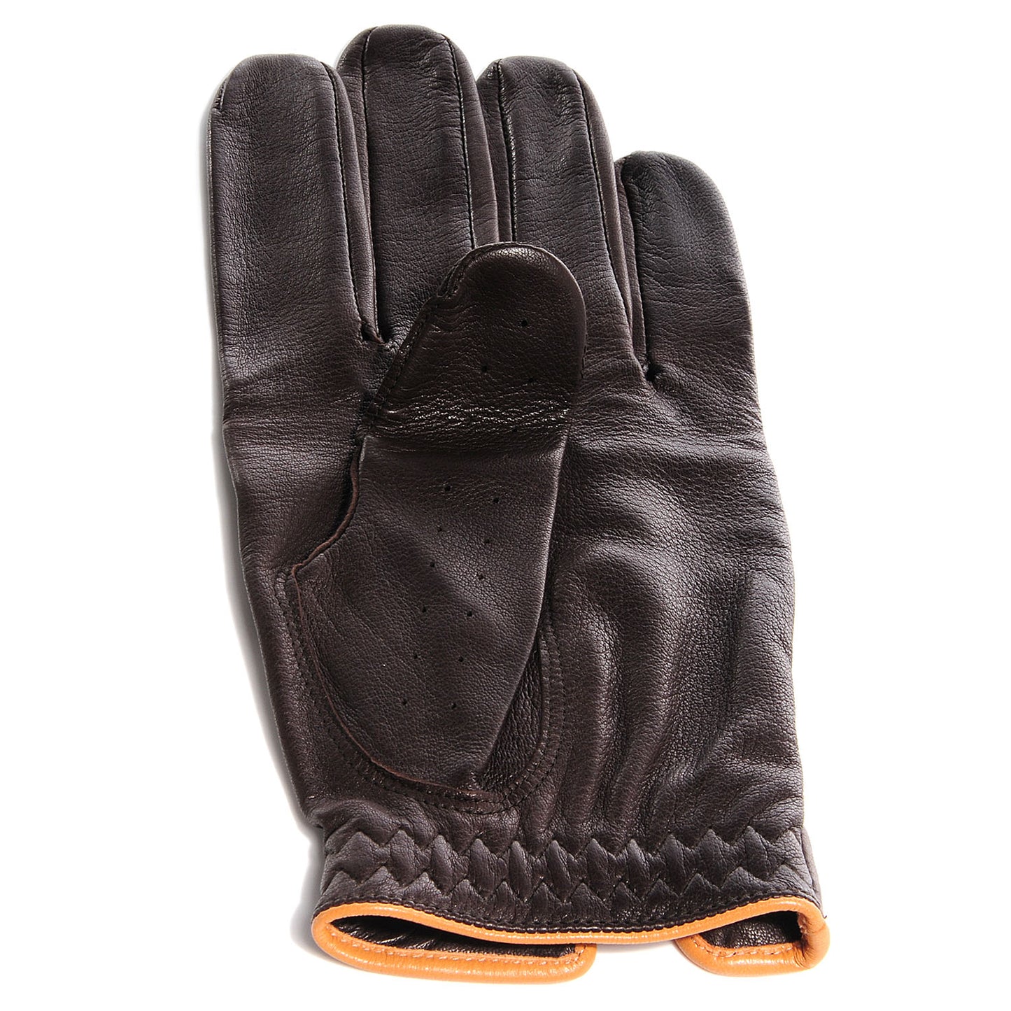 Lambskin Left Handed Golf Glove XL Brown