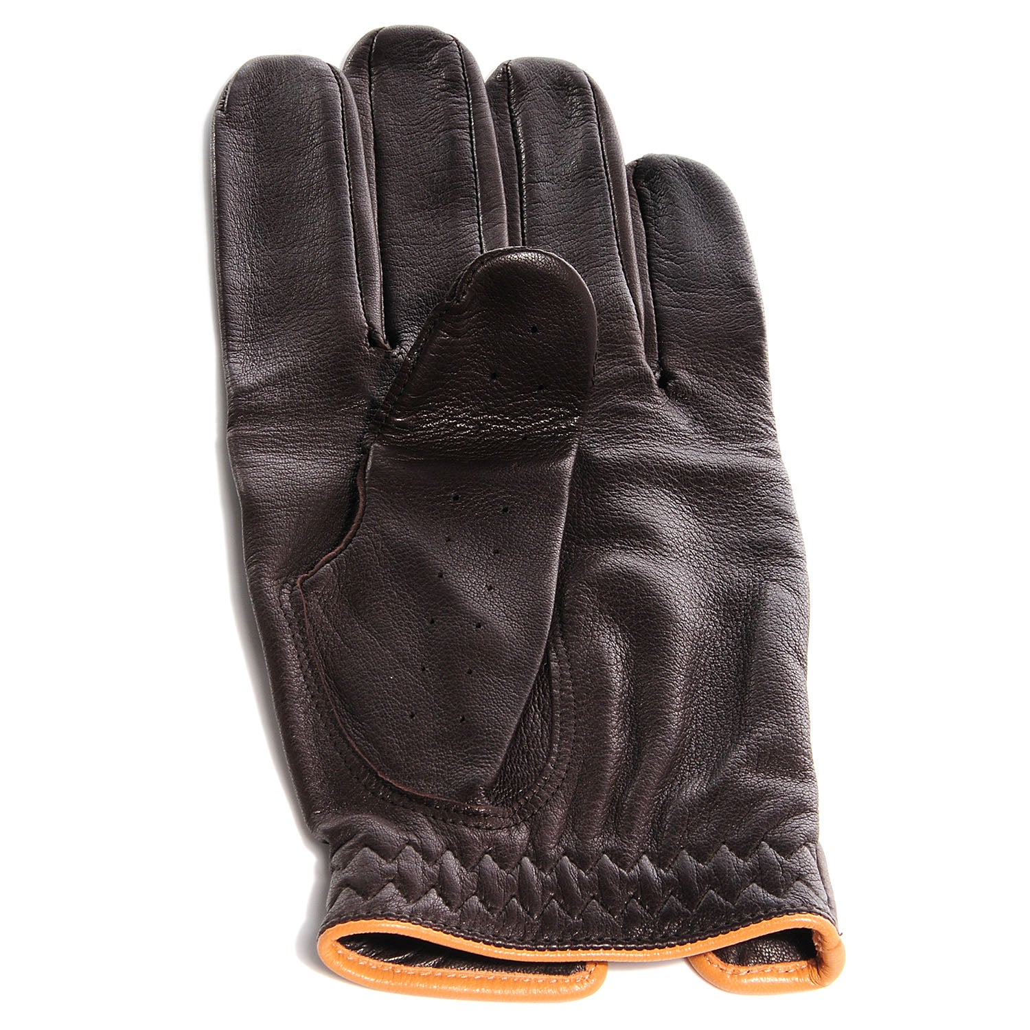 Louis Vuitton Lambskin Left Handed Golf Glove XL Brown 2 of 5