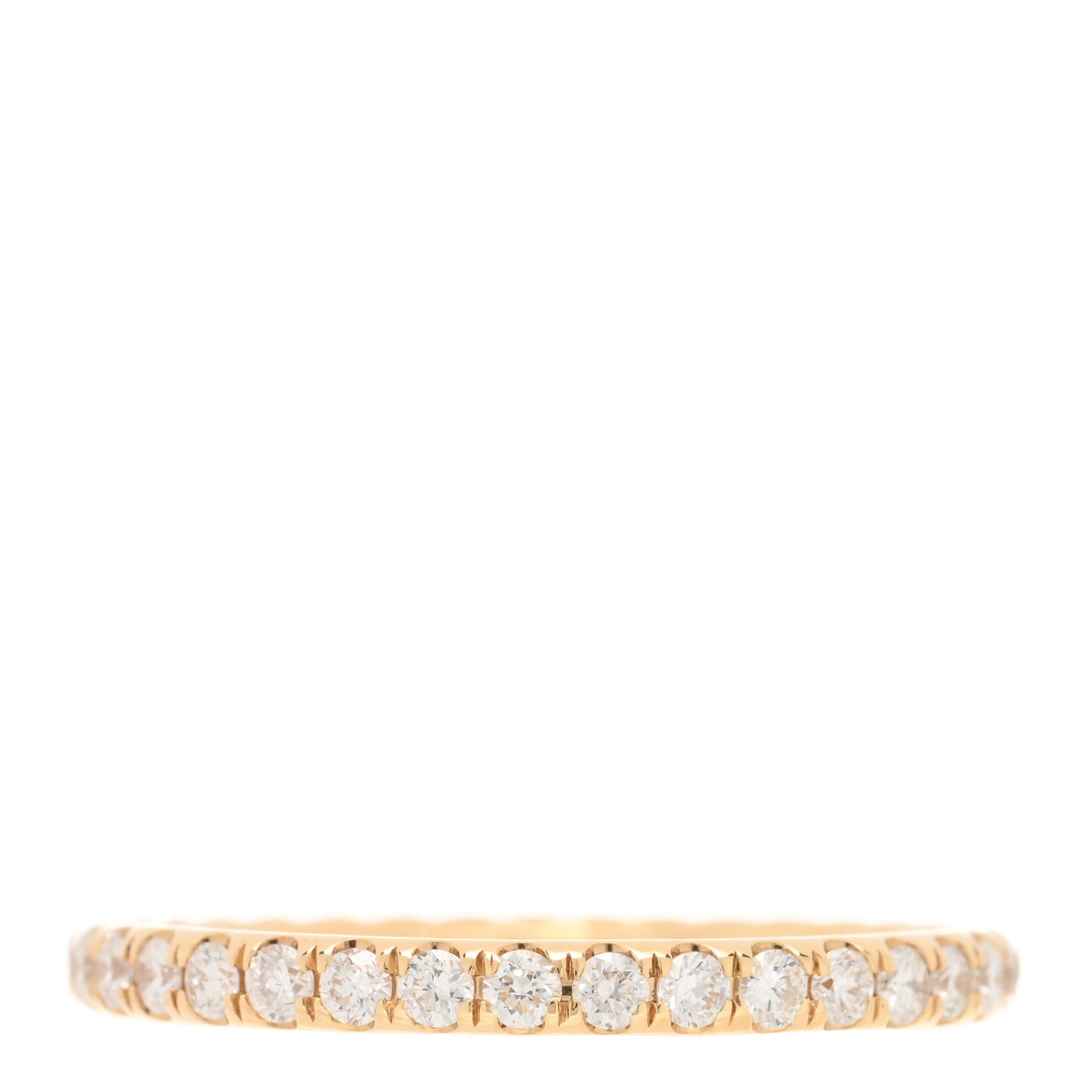 18K Yellow Gold Diamond 1.8mm Eden Partway Wedding Band Ring 54 7