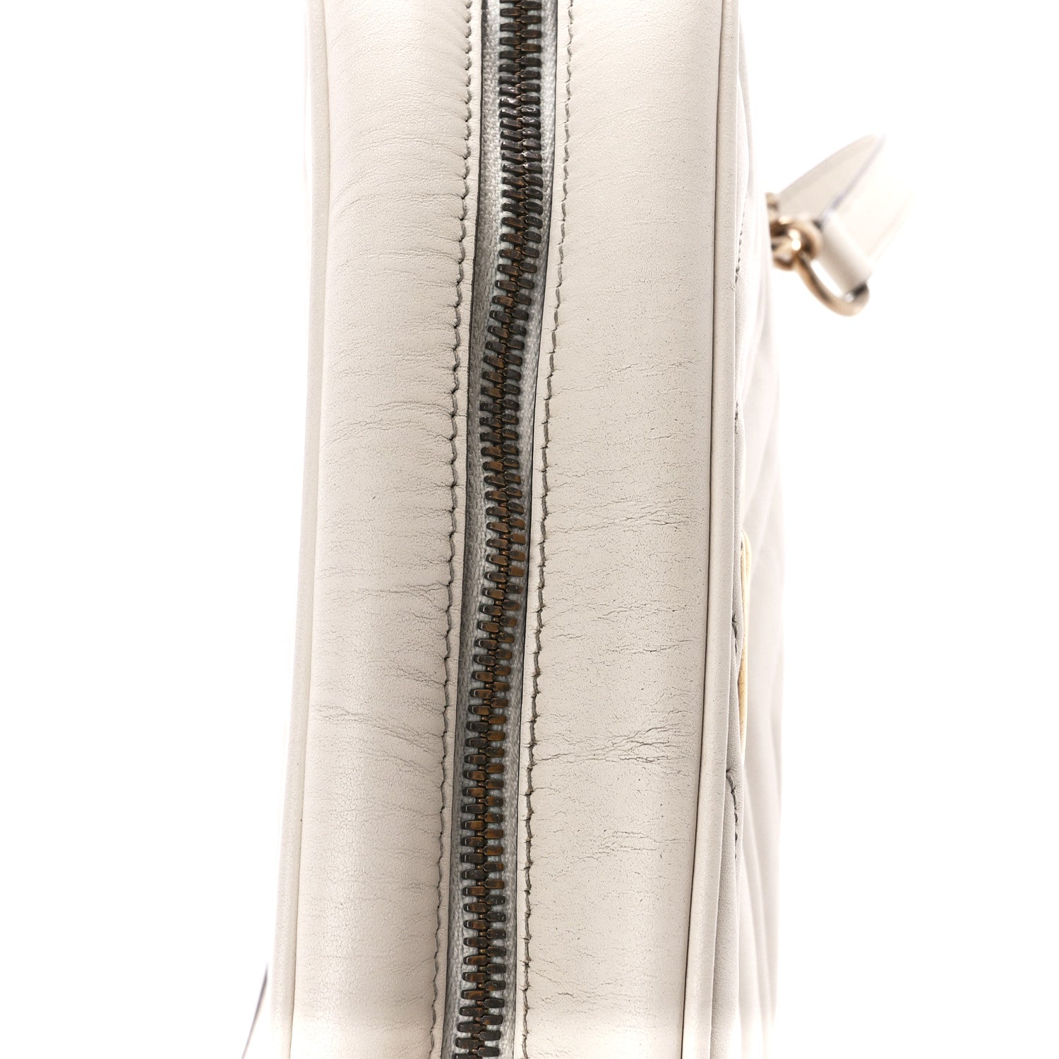 Gucci Calfskin Matelasse Small GG Marmont Chain Shoulder Bag White 13 of 13