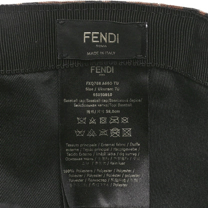 Fendi Canvas FF Reloaded Baseball Hat Tobacco Yellow 8 of 8