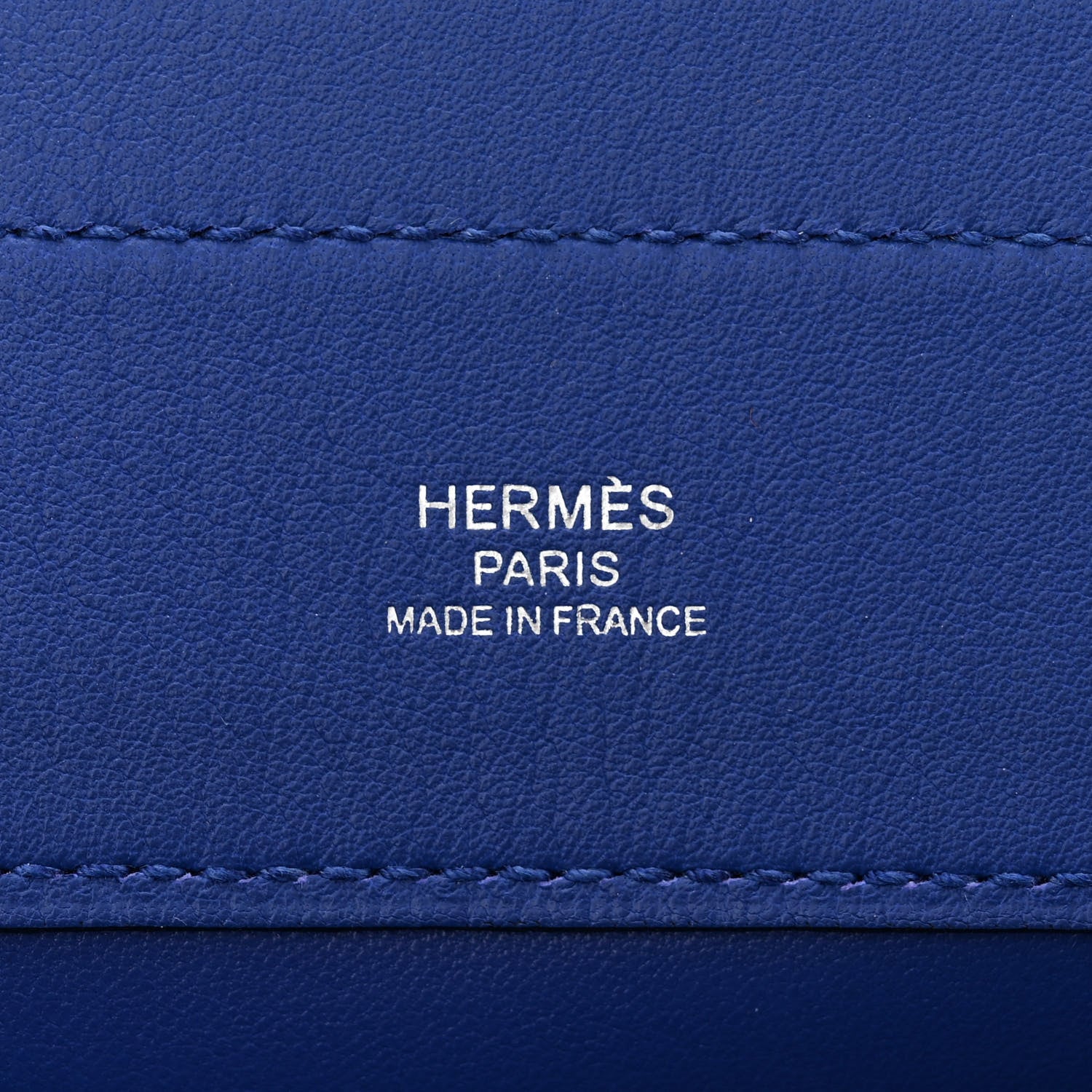 Hermes Milo Lambskin Swift Mini Aline Bleu Electrique 6 of 10