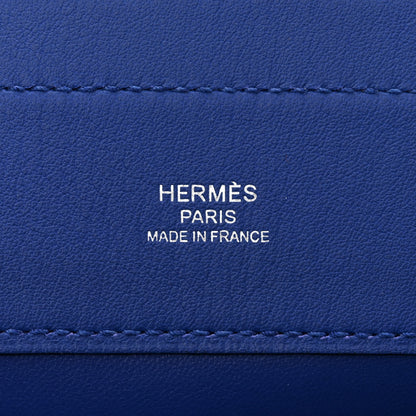 Hermes Milo Lambskin Swift Mini Aline Bleu Electrique 6 of 10