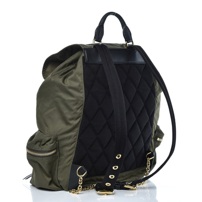 Burberry Nylon Large Rucksack Backpack Canvas Green 3 of 10