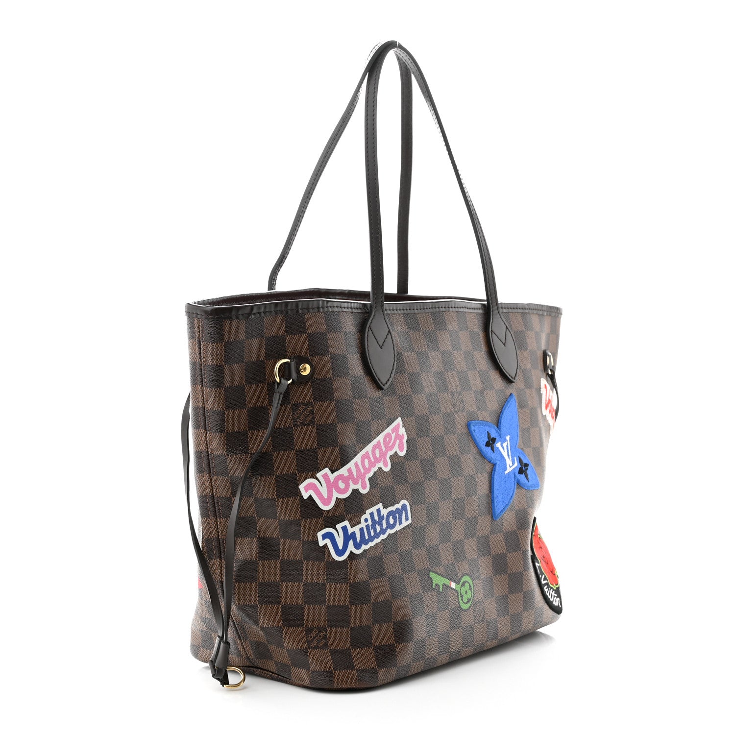 Louis Vuitton Damier Ebene Travel Stickers Neo Neverfull MM 4 of 12