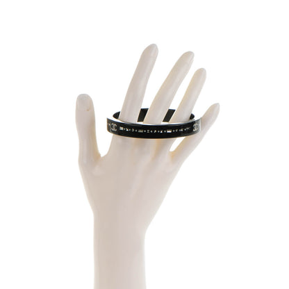 Chanel Resin Crystal CC Bangle Black 2 of 3