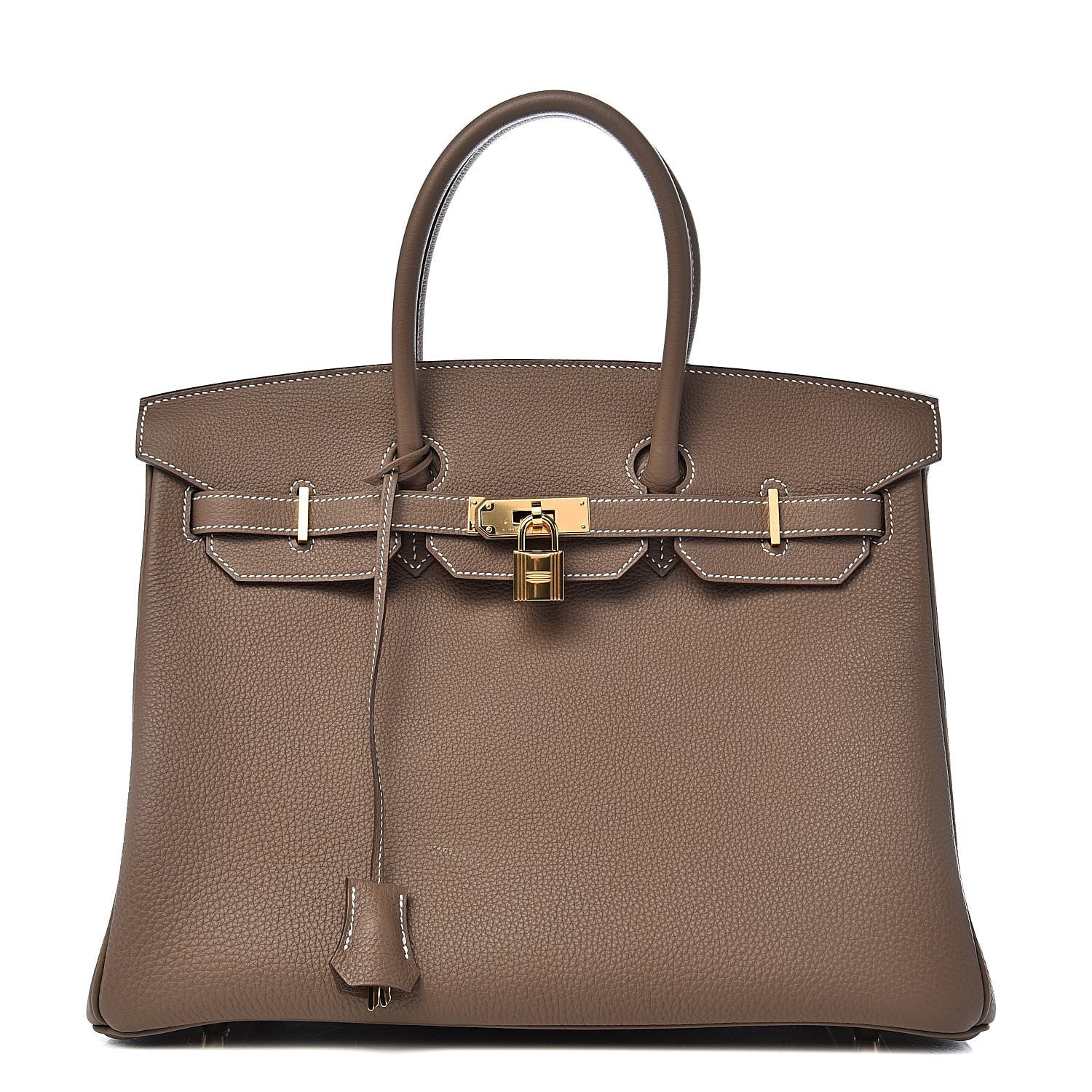 Hermes Togo Birkin 35 Etoupe 1 of 34