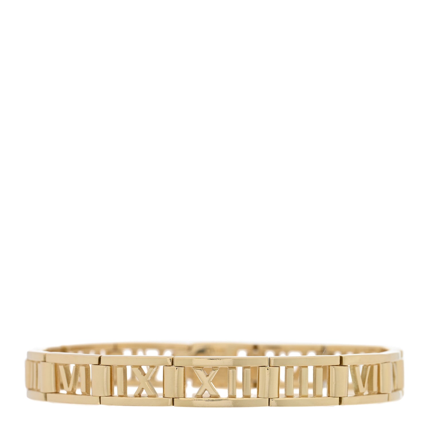 Tiffany 18K Yellow Gold Atlas Link Chain Bracelet 1 of 4