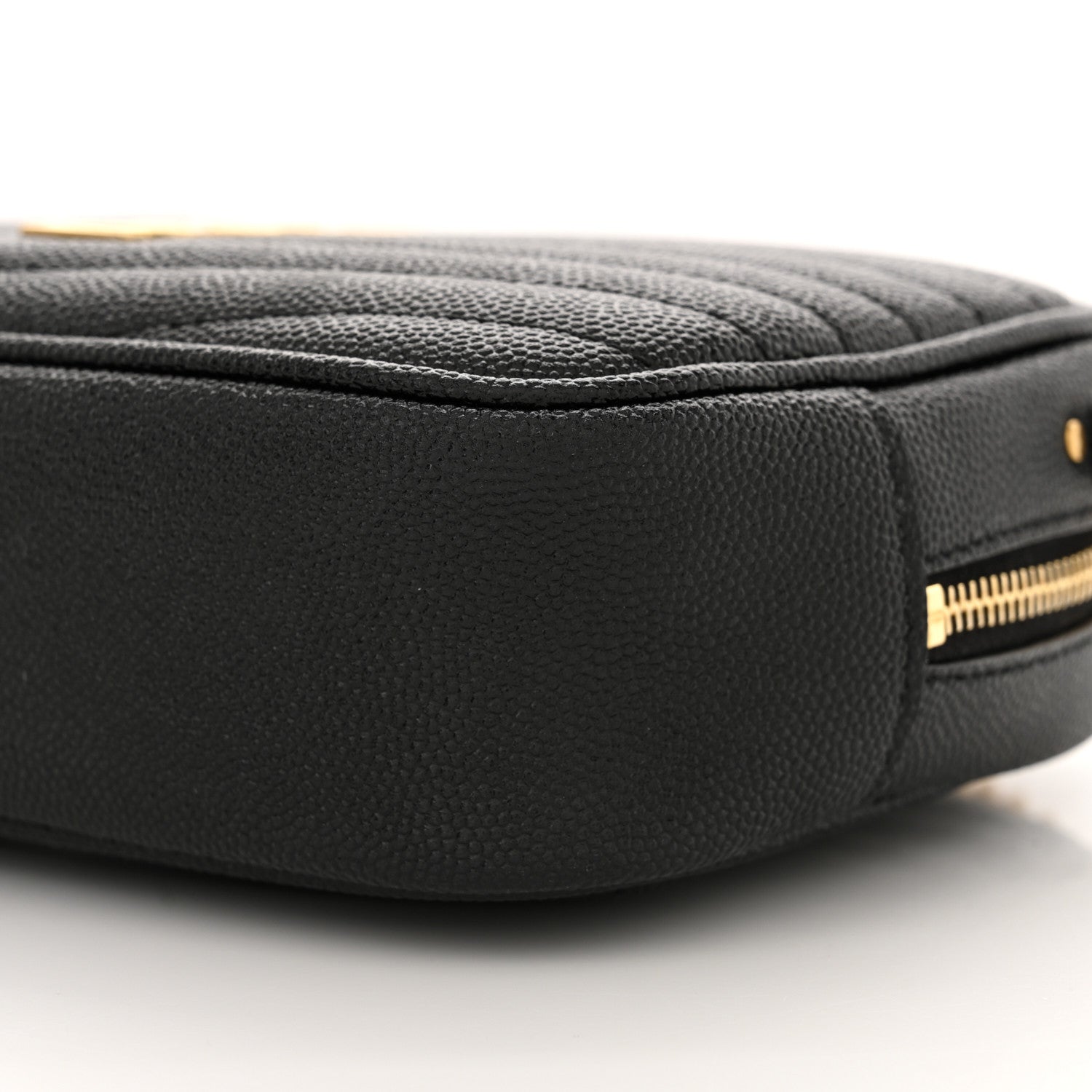 Saint Laurent Grain De Poudre Matelasse Monogram Mini Lou Camera Bag Black 10 of 10