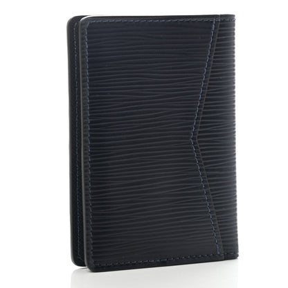 Louis Vuitton Epi Initials Pocket Organizer Blue Marine 3 of 7