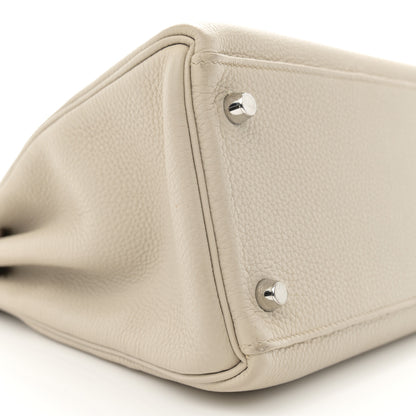 Hermes Togo Matte Alligator Kelly Retourne Touch 28 Beton 9 of 13