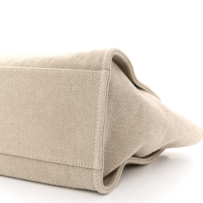 Chanel Mixed Fibers Medium Deauville Tote Beige Black 12 of 12