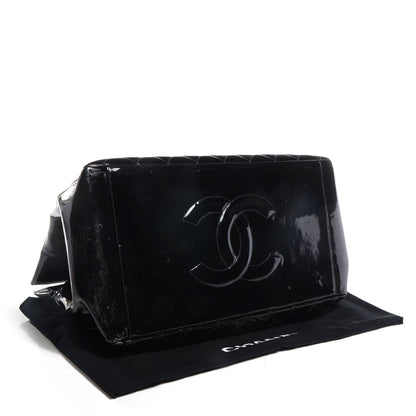 Chanel Patent XL Shopping Tote Black 4 of 9