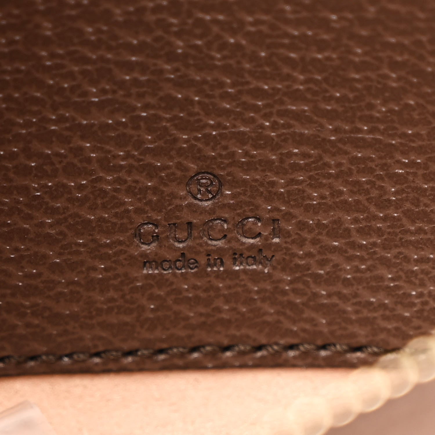 Gucci GG Supreme Monogram Textured Calfskin Web Mini Ophidia Half Moon Hobo Beige Ebony New Acero 6 of 11