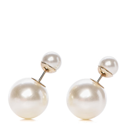 Christian Dior Pearl Mise En Dior Tribal Earrings 1 of 4