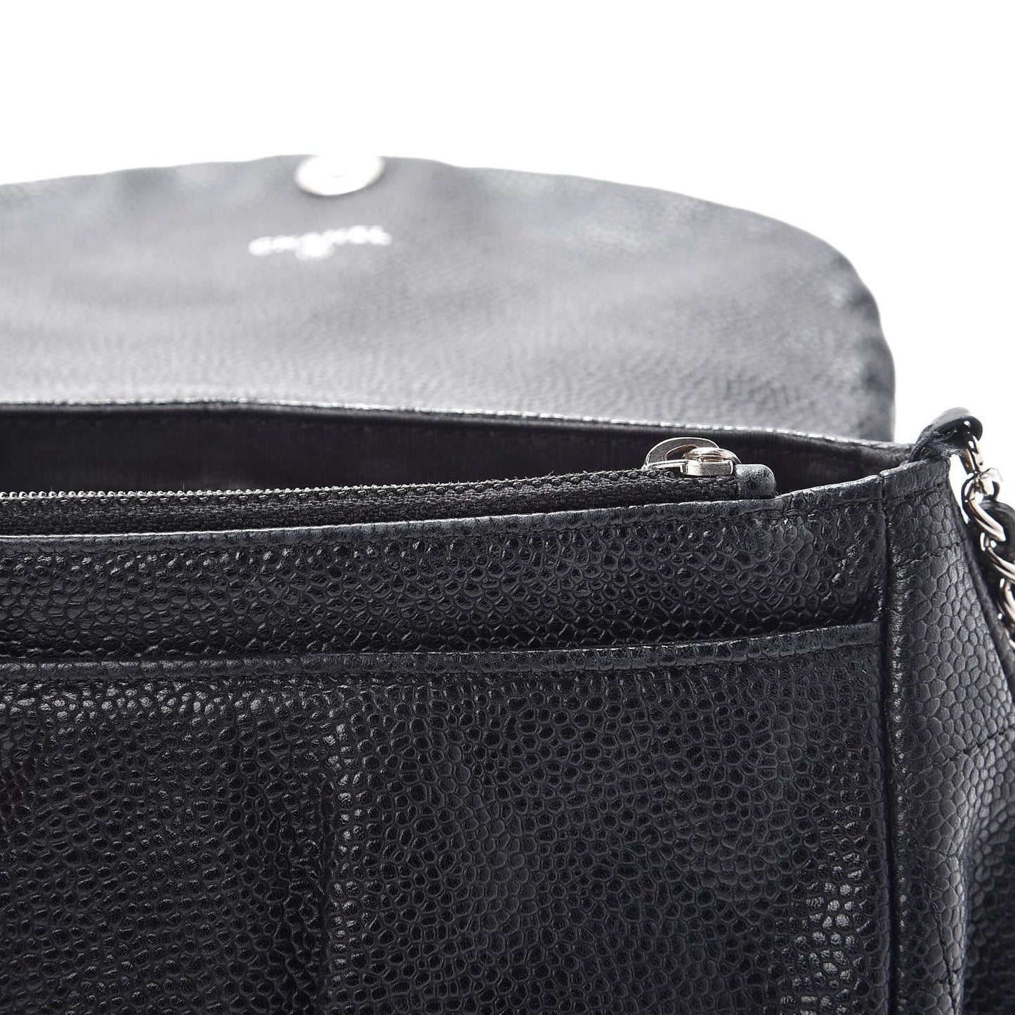 Caviar Half Moon Wallet On Chain WOC Black