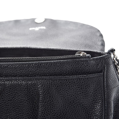 Chanel Caviar Half Moon Wallet On Chain WOC Black 11 of 13