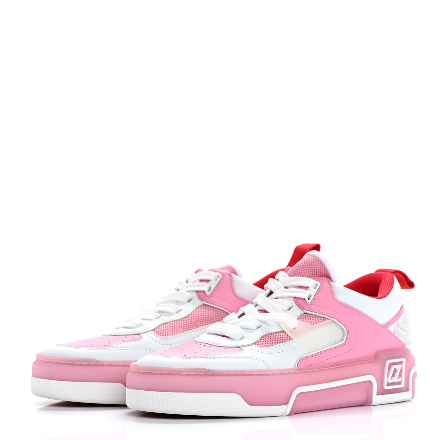 Calfskin Spike Astroloubi Donna Low Top Sneakers 38 White Calipso
