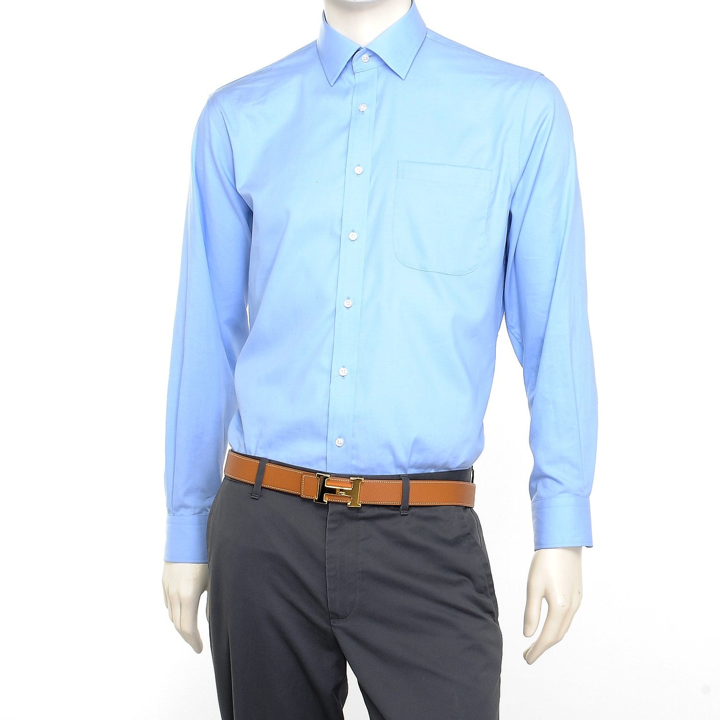 Epsom Swift 32mm H Belt 95 Gold Capucine