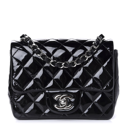 Chanel Patent Calfskin Quilted Mini Square Flap Black 1 of 10