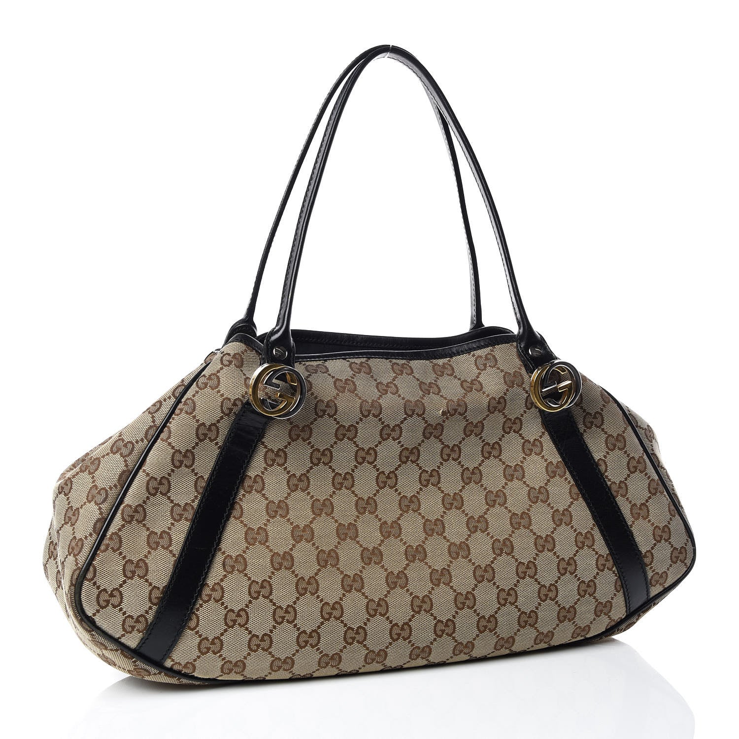 Gucci Monogram Medium GG Twins Tote Brown 3 of 13