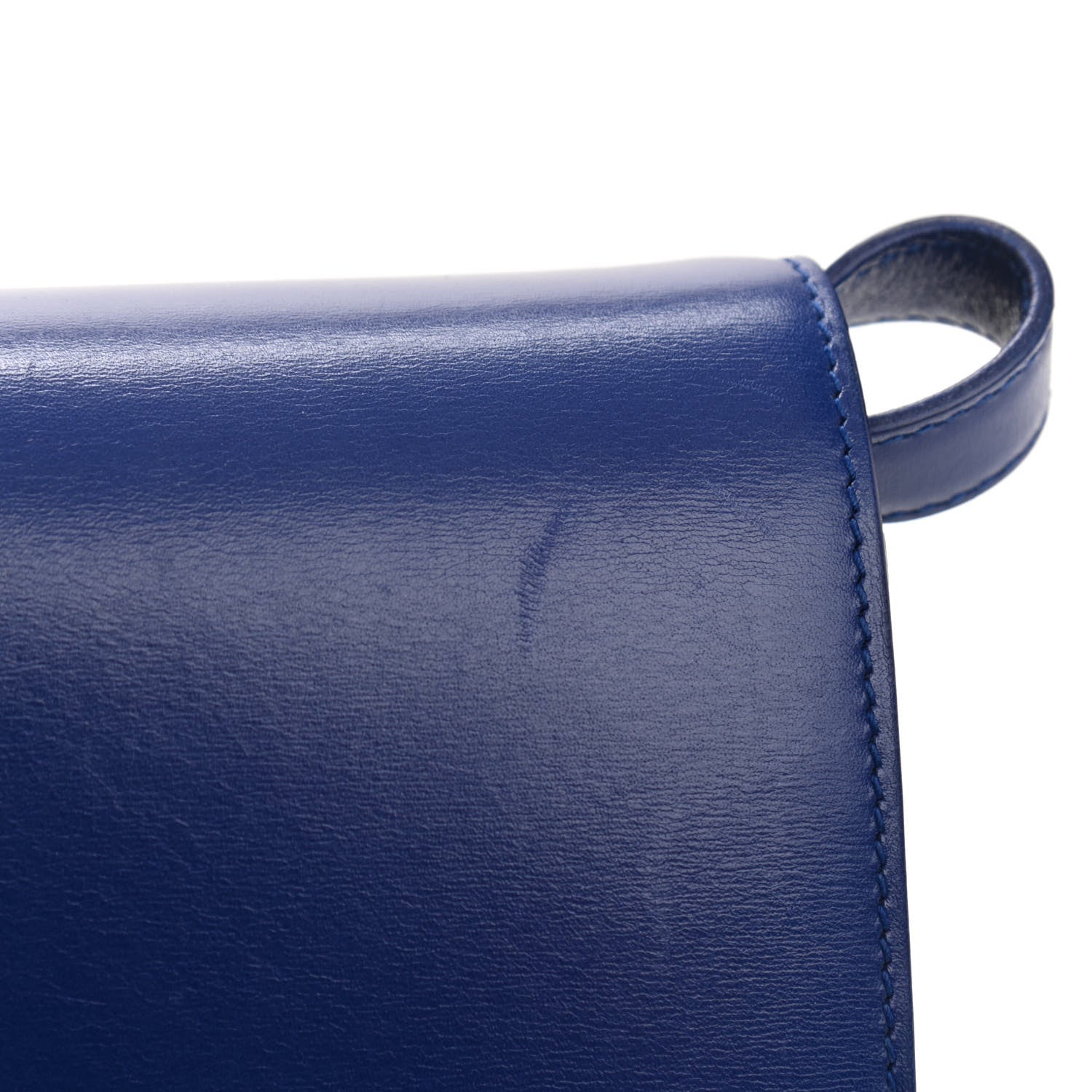 Celine Box Calfskin Medium Classic Box Flap Bag Indigo 11 of 14