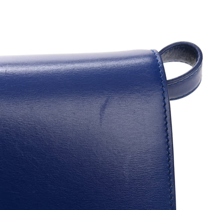 Celine Box Calfskin Medium Classic Box Flap Bag Indigo 11 of 14