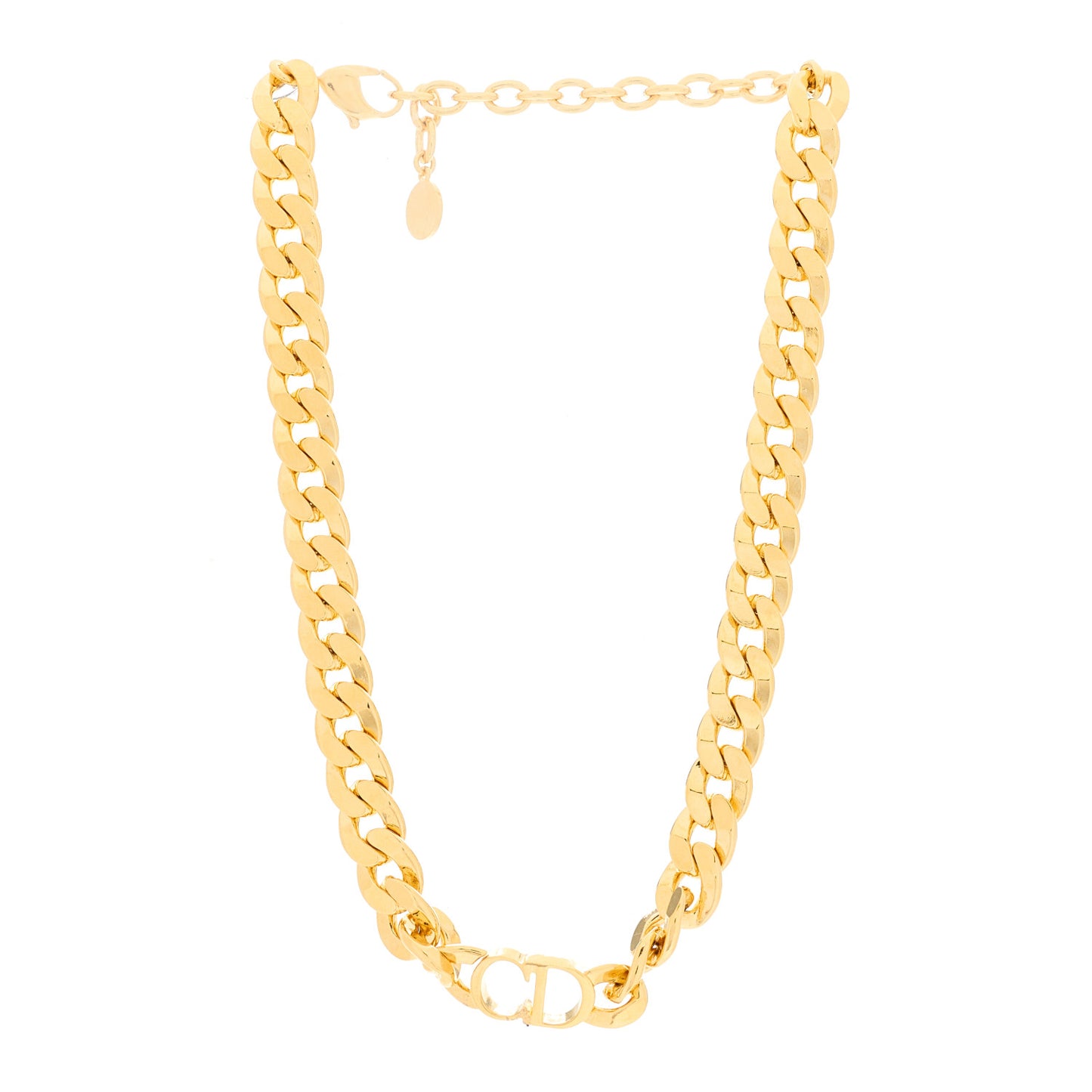 Metal Danseuse Etoile Chain Choker Necklace Gold
