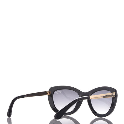 Chanel Stingray CC Polarized Sunglasses 6046-Q Black 4 of 8