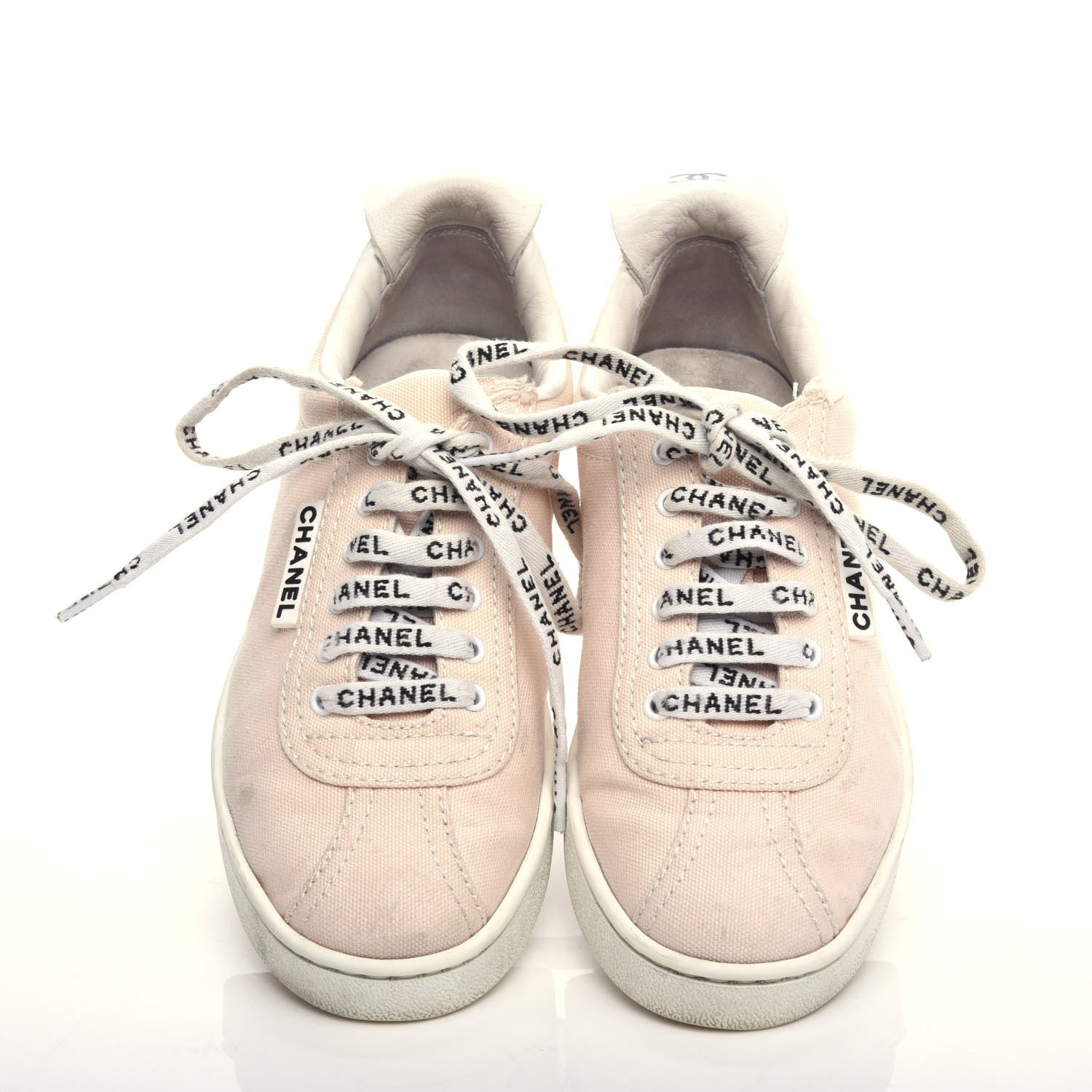 Chanel Canvas Womens Sneakers 35 Light Pink 5 of 13