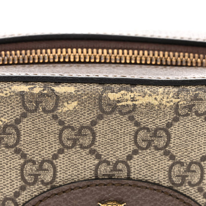 Gucci GG Supreme Monogram Web Neo Vintage Shoulder Bag Beige New Acero Crop 14 of 14